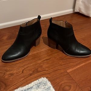 Black Madewell heeled booties